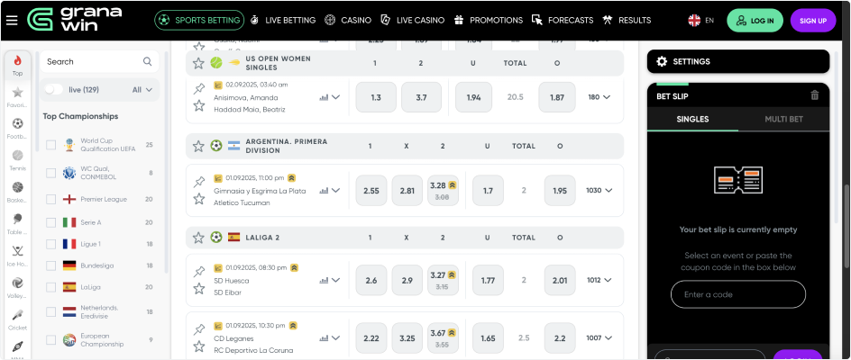 Granawin spletna stran